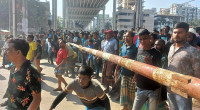 Battery rickshaw drivers' protests spark severe traffic jams in Dhaka