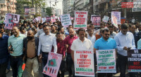 BNP youth wings march to submit memorandum to Indian High Commission