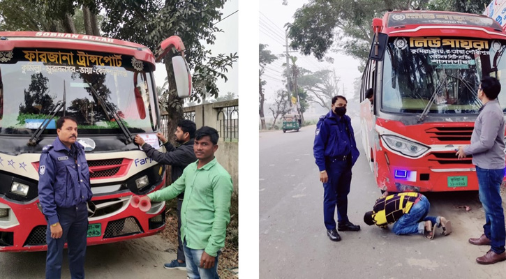 কুমিল্লায় শব্দদূষণ করায় ৫ পরিবহন চালককে জরিমানা