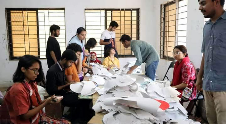 জবিতে চলছে বর্ষবরণ উদযাপনের প্রস্তুতি 