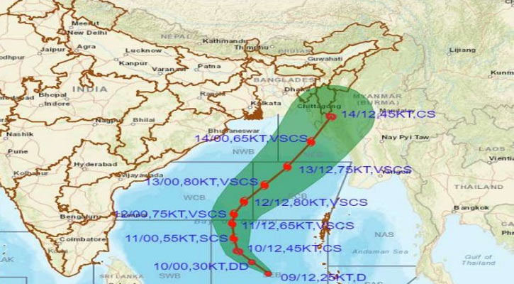 কক্সবাজার উপকূলে মানুষ আশ্রয়কেন্দ্রমুখী 