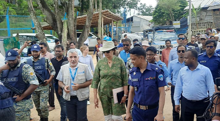 রোহিঙ্গা শিবির পরিদর্শন করে সন্তুষ্ট মার্কিন প্রতিনিধিদল