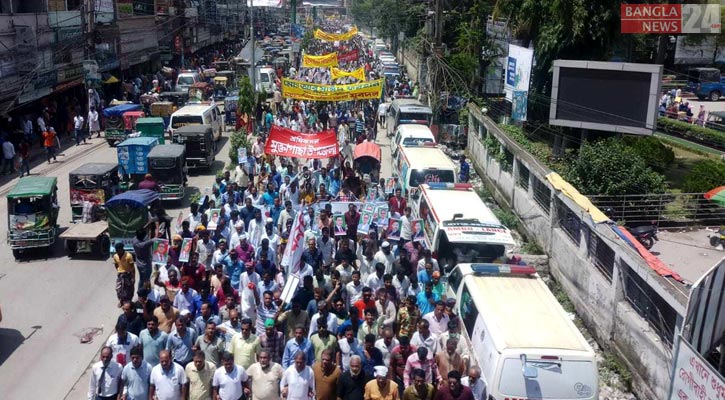 বিএনপির পদযাত্রায় হিটস্ট্রোকে যুবদল নেতার মৃত্যু