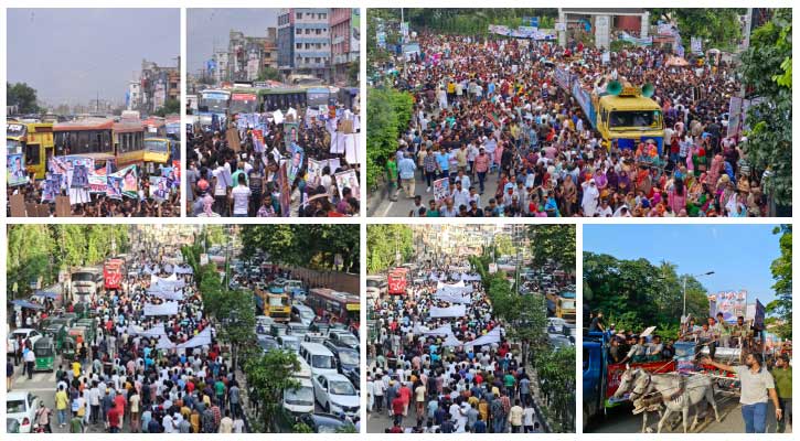 আ.লীগ-বিএনপির পাল্টাপাল্টি শোডাউনে যানজটে স্থবির রাজধানী