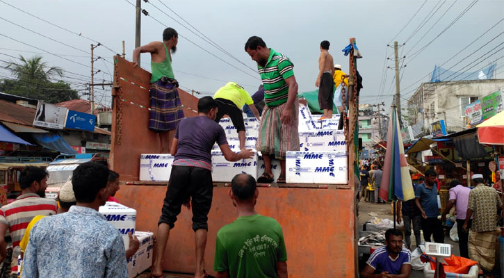 নিষেধাজ্ঞা শুরুর আগে ভারতে গেল ১২ টন ইলিশ