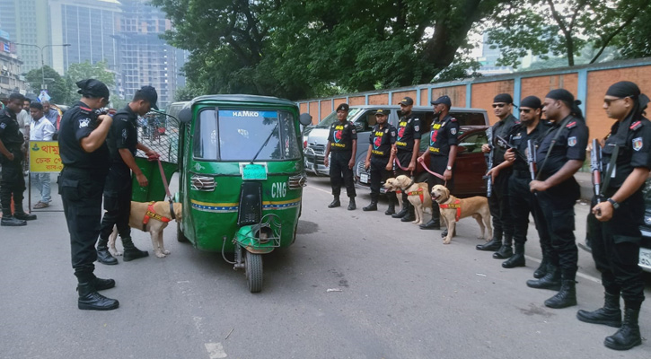 দুর্গাপূজা উপলক্ষে র‍্যাবের বিশেষ চেকপোস্ট