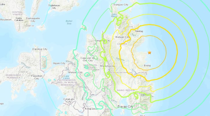 ফিলিপাইনে ৭.৬ মাত্রার শক্তিশালী ভূমিকম্প
