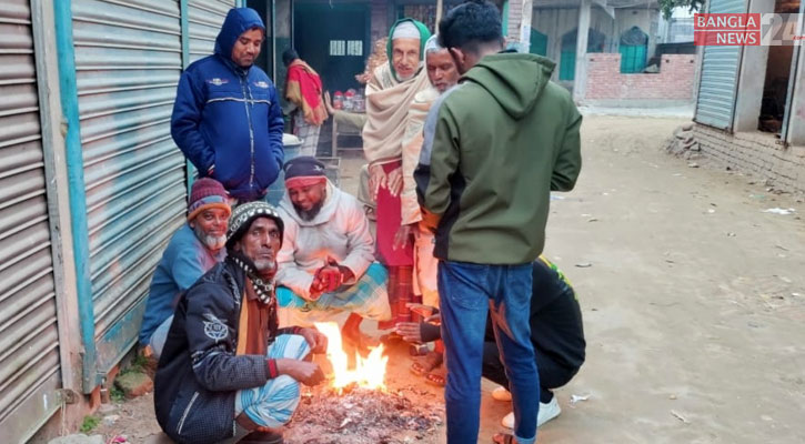 জেঁকে বসেছে শীত, বিপাকে খেটে খাওয়া মানুষ