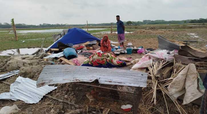 বরগুনায় জমি নিয়ে বিরোধে প্রতিপক্ষের হামলা-ভাঙচুর, আহত ৪