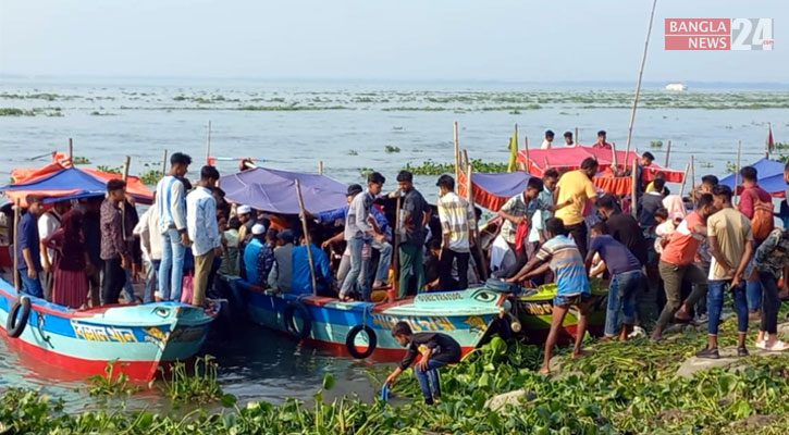 ঈদ উৎসবে তিন নদীর মোহনায় দর্শনার্থীদের মিলনমেলা 