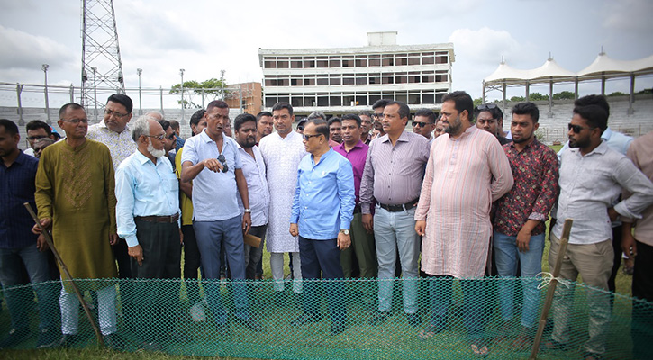 অচিরেই বরিশাল স্টেডিয়ামে আন্তর্জাতিক ক্রিকেট আসর বসবে: জাহিদ ফারুক