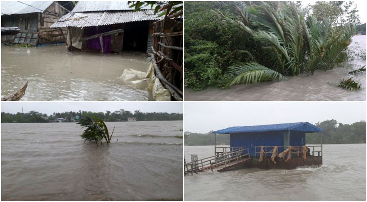 ঘূর্ণিঝড় রিমাল: জলোচ্ছ্বাসে বাগেরহাটে পানিবন্দি কয়েক হাজার মানুষ