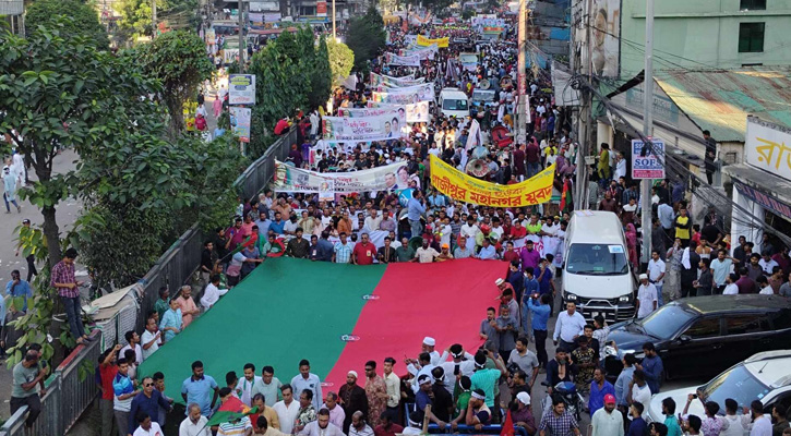 বিএনপির শোভাযাত্রা শুরু